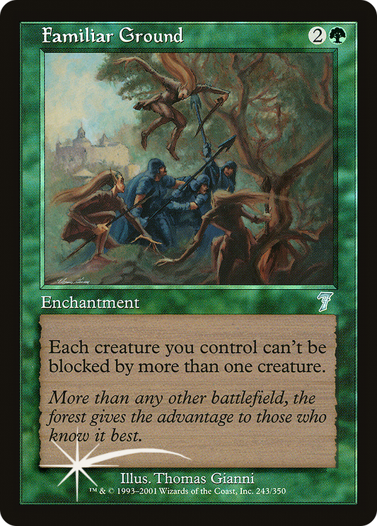 Familiar Ground | Seventh Edition #243s [foil]