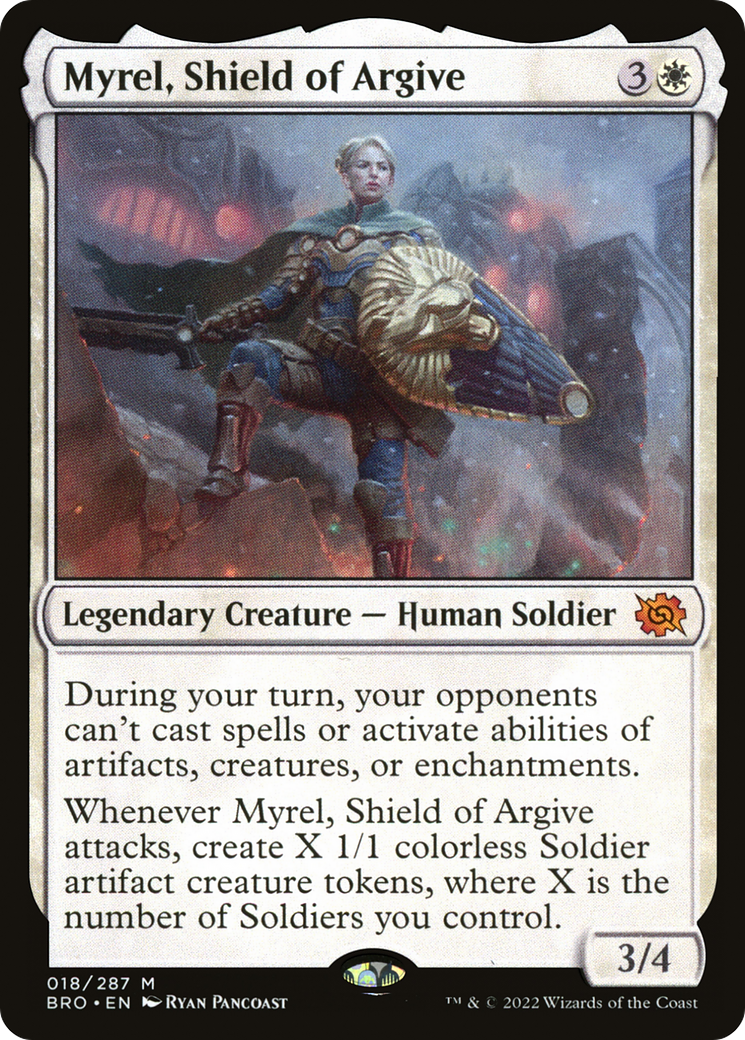 Myrel, Shield of Argive | The Brothers' War #18 [foil]