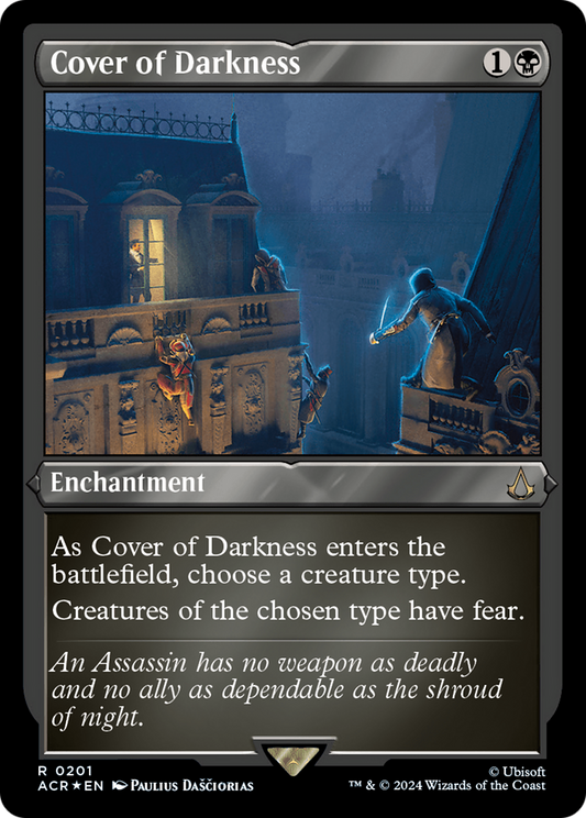 Cover of Darkness | Assassin's Creed #201 [etched]