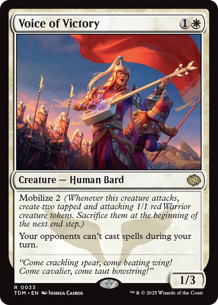 Voice of Victory | Tarkir: Dragonstorm #33 [foil]