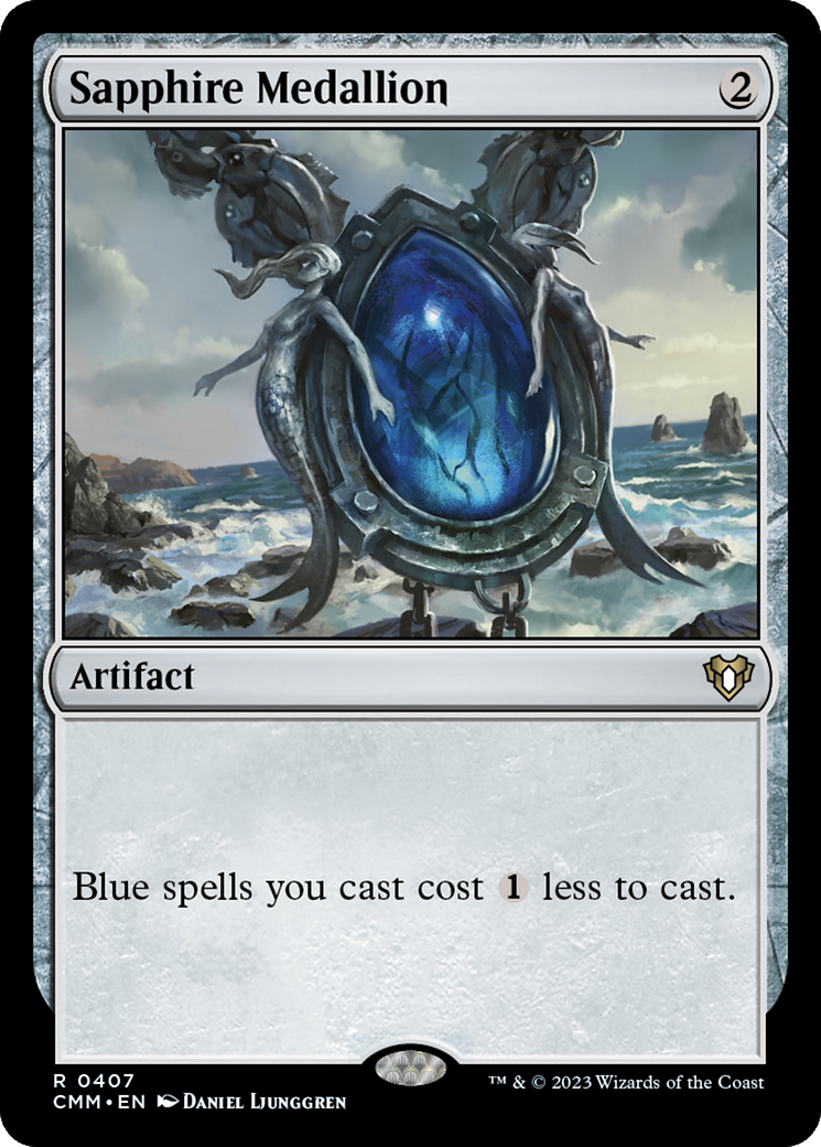 Sapphire Medallion | Commander Masters #407 [foil]