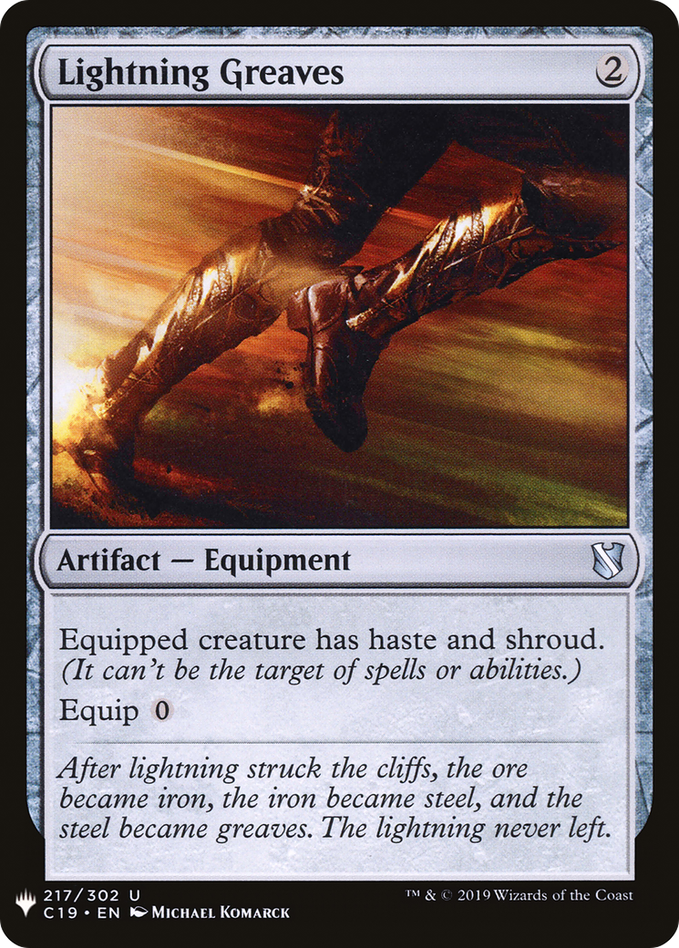 Lightning Greaves | The List #C19-217