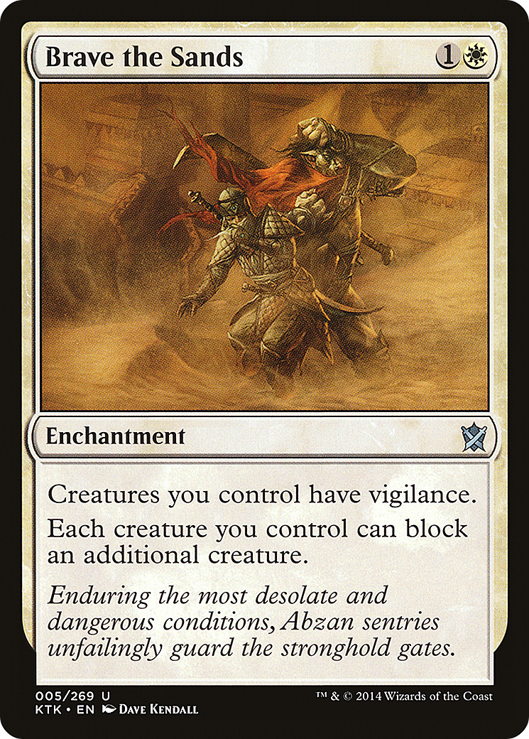 Brave the Sands | Khans of Tarkir #5 [foil]
