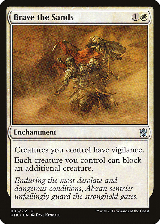 Brave the Sands | Khans of Tarkir #5 [foil]