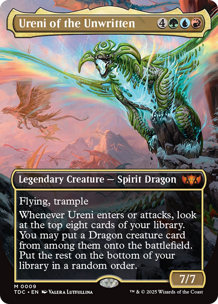 Ureni of the Unwritten | Tarkir: Dragonstorm Commander #9 [foil]