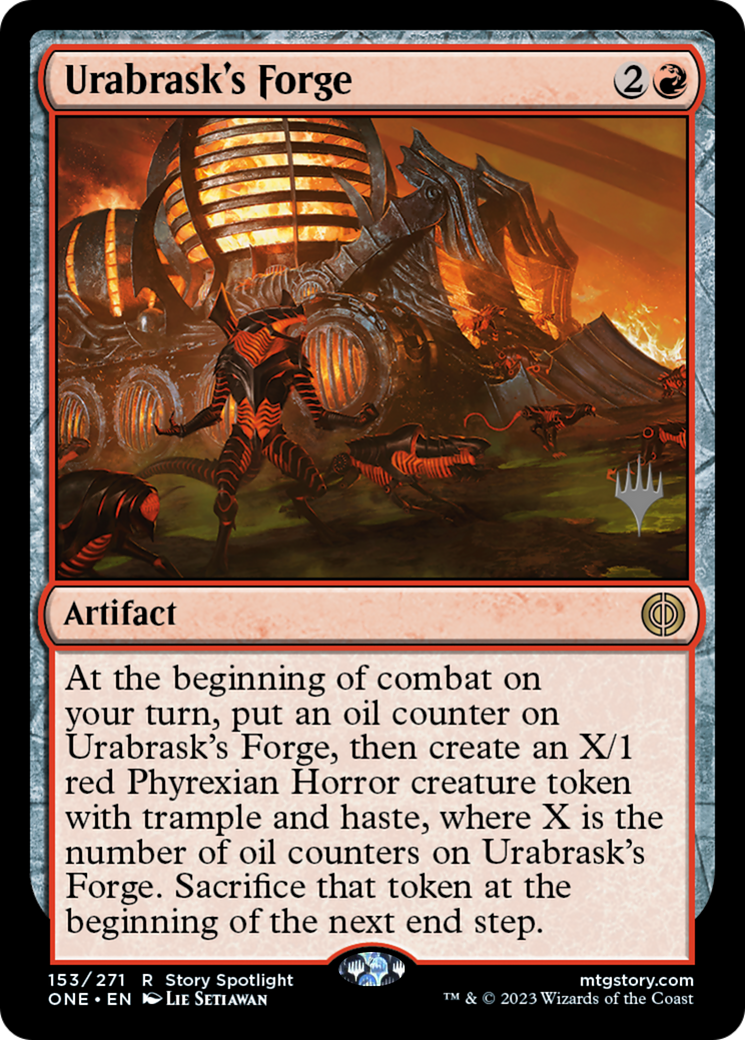 Urabrask's Forge | Phyrexia: All Will Be One Promos #153p [foil]