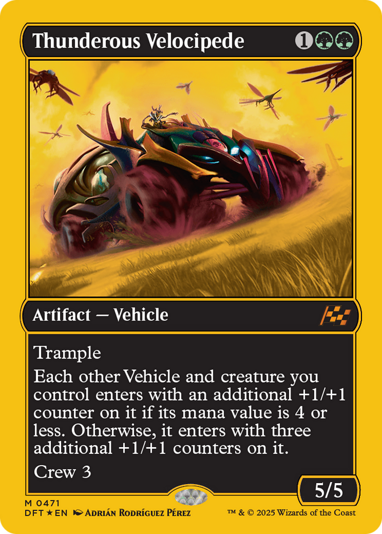Thunderous Velocipede | Aetherdrift #471 [foil]