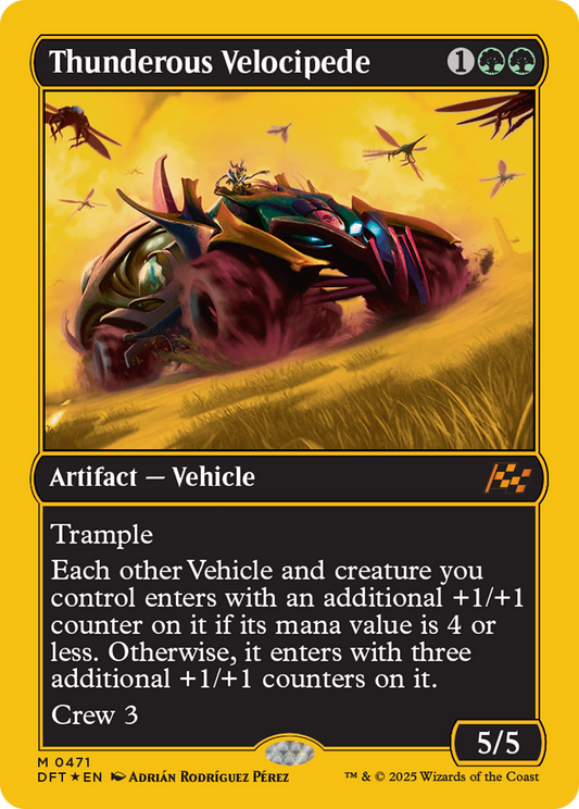 Thunderous Velocipede | Aetherdrift #471 [foil]