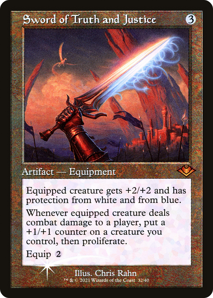 Sword of Truth and Justice | Modern Horizons 1 Timeshifts #32 [etched]