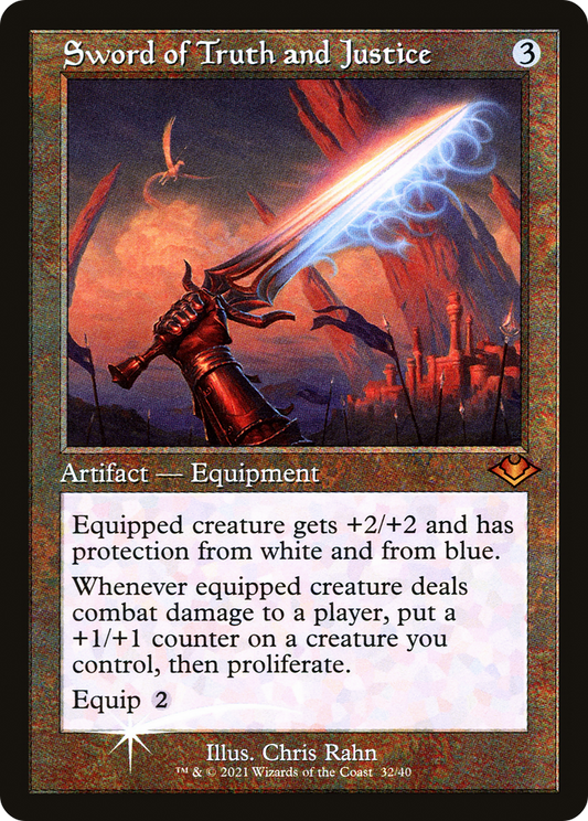 Sword of Truth and Justice | Modern Horizons 1 Timeshifts #32 [etched]