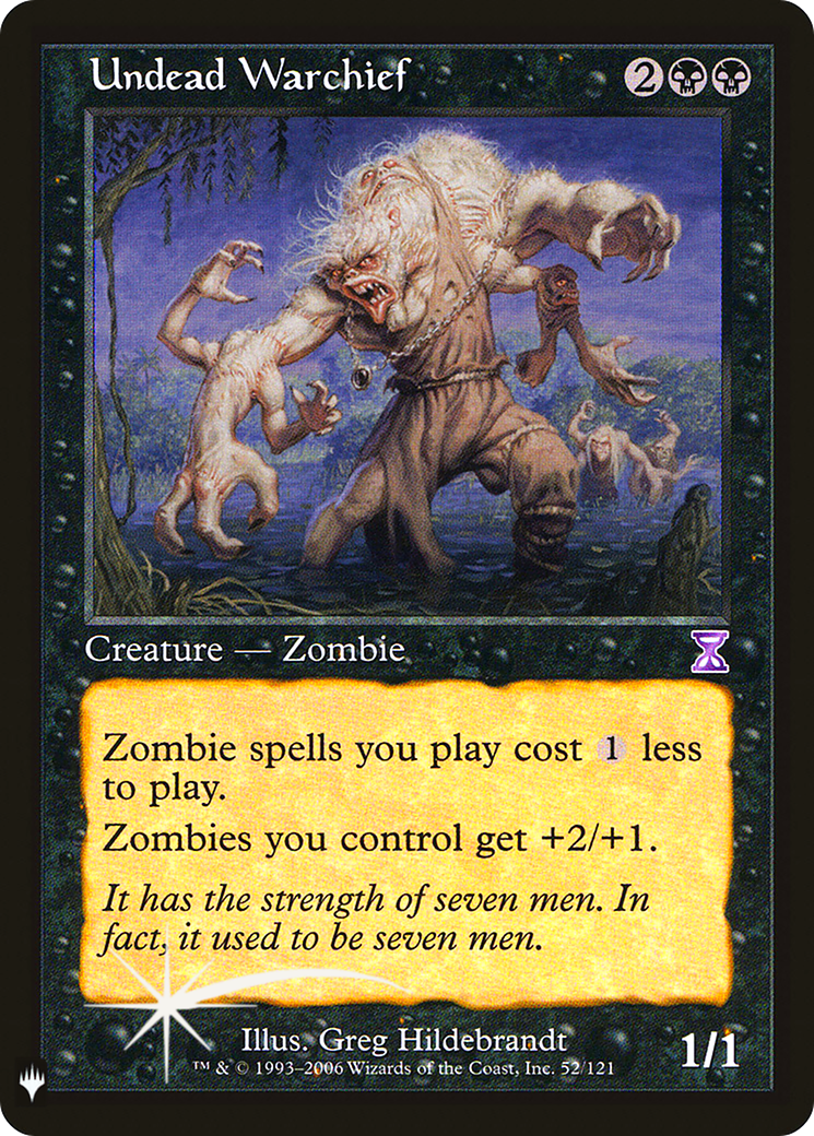 Undead Warchief | The List #TSB-52 [foil]