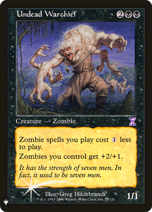 Undead Warchief | The List #TSB-52 [foil]