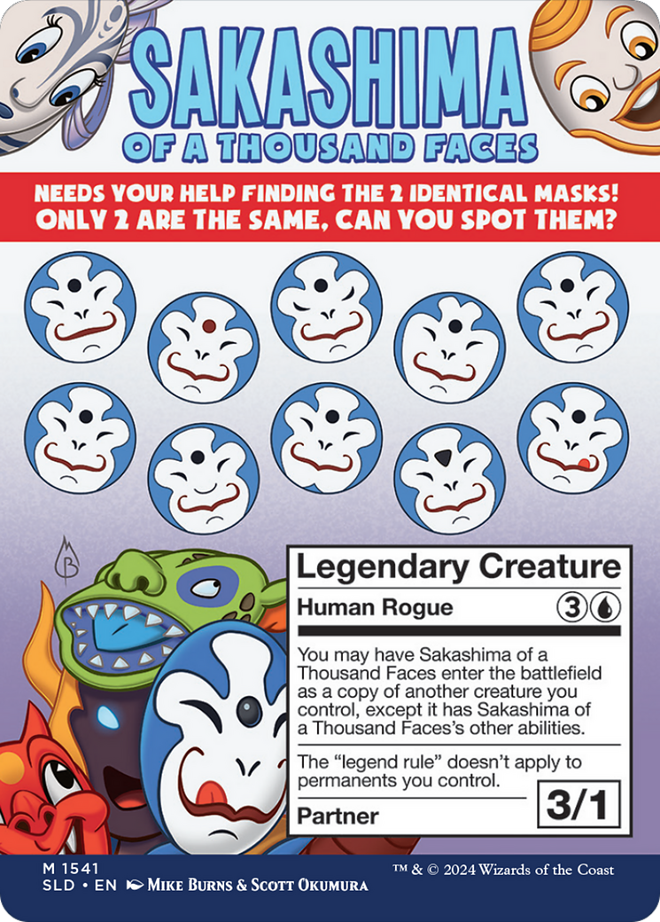 Sakashima of a Thousand Faces // Sakashima of a Thousand Faces | Secret Lair Drop Series #1541