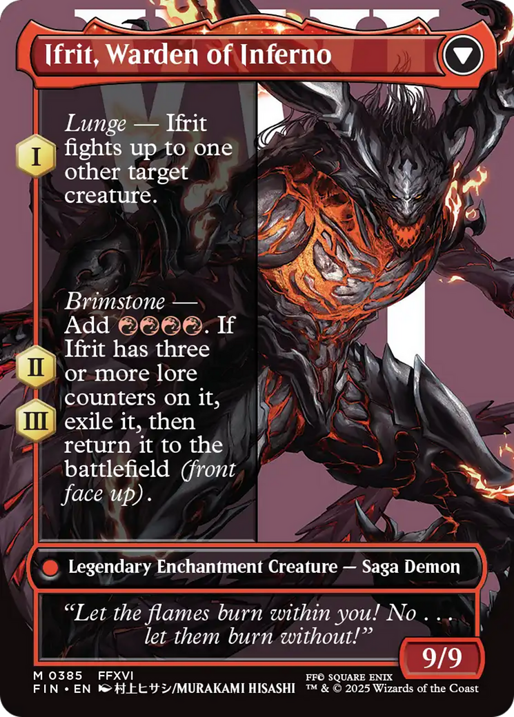 Clive, Ifrit's Dominant // Ifrit, Warden of Inferno | Final Fantasy #385