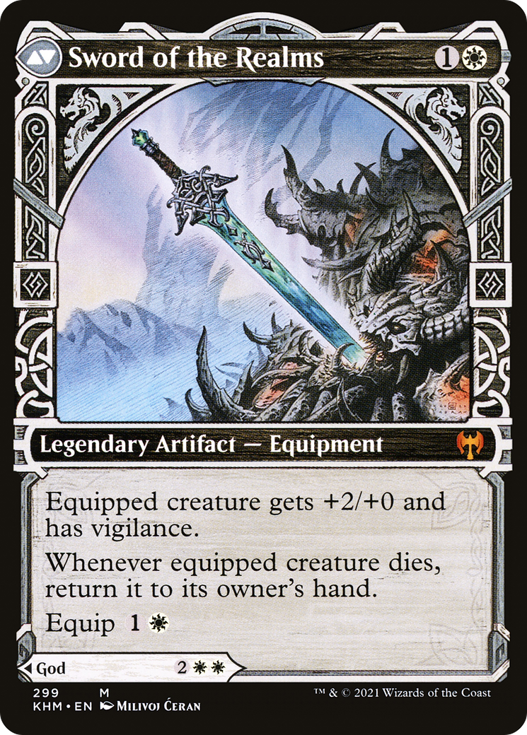 Halvar, God of Battle // Sword of the Realms | Kaldheim #299